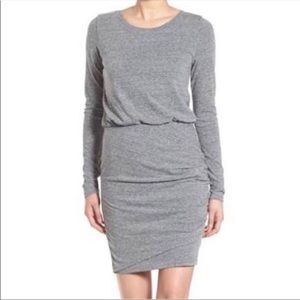 Leith Long Sleeve Ruched Dress